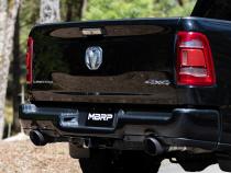 2019-Up Ram 1500 5.7L Hemi Black Exhaust Tips, Armor BLK 5 Inch OD Dual Wall Angle Cut, Sold In Pairs MBRP