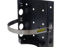 Propane Tank Bracket 11 Lb Worthington 2.5 Gallon 9 Inch Diameter Powder Coated BlackPower Tank