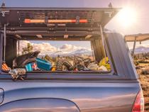 Truck Bed Cap SmartCap EVOd Defender Matte Black For 24-Present Toyota Tacoma 6 Foot Standard Bed RSI SmartCap