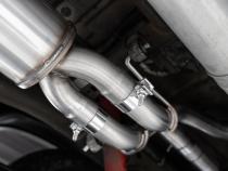 3.0 inch Cat-Back 2.5 inch Dual Split Rear Quad Carbon Fiber Tips 4.0 inch OD 19-23 Silverado/Sierra 1500 Dual Out MBRP