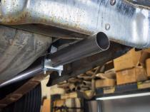 1966-71 Ford Fairlane 2.5 Inch X-Pipe Crossmember Back Rear Exit Exhaust Race Pro Mufflers Pypes Performance Exhaust