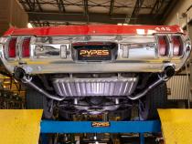 1968-72 Olds 442 Crossmember-Back Valance Exit Xpipe No Muffler SGA18