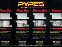 68-72 Chevelle High Tuck 2.5 Inch Crossmember Back W/X-Pipe and StreetPro Mufflers System Pypes Performance Exhaust