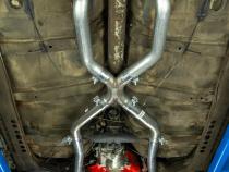 68-72 Chevelle High Tuck 2.5 Inch Crossmember Back W/X-Pipe and StreetPro Mufflers System Pypes Performance Exhaust