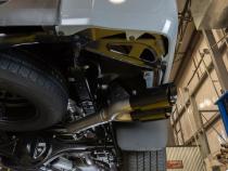 Cat-Back Exhaust System 14-21 Split Side Dual Exit 2.5 in Intermediate And 3 in Tail Pipe Street Pro Mufflers/Hardware Incl Tip Incl Pypes Exhaust