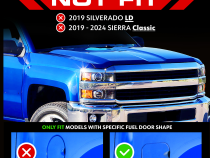 T2 Low Profile Soft Roll-up Truck Bed Tonneau Cover Compatible with 19-25 Chevy Silverado GMC Sierra 1500 (Not Fit 19 LD; 19-25 Classic) 5 Foot 10 Inch (70 Inch) Bed Tyger Auto