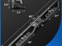 Star Strider Compatible with 07-18 Chevy Silverado GMC Sierra 1500; 07-19 2500 3500HD; 19 LD / Limited Crew Cab Side Step Rails Nerf Bars Running Boards Tyger Auto