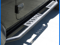 Trax Side Steps Compatible with 18-24 Jeep Wrangler JL 4-Door (Fits 21-24 4xe; Not Fit JK) Textured Black Drop Step Rail Running Board Tyger Auto