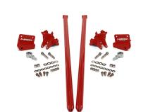 2001-2010 Chevrolet / GMC 75 inch Bolt On Traction Bars 3.5 inch Axle Diameter Flag Red