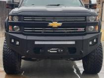 2015-2019 Silverado 2500/3500 Attitude Front Winch Bumper No Parking Sensors