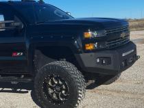 2015-2019 Silverado 2500/3500 Attitude Front Winch Bumper No Parking Sensors
