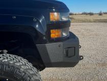 2015-2019 Silverado 2500/3500 Attitude Front Winch Bumper No Parking Sensors