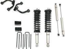 Front 3.5 Inch Lift Struts w/ Rear 3 Inch Blocks, Shocks, and Front Upper Control Arms 1996-2004 Toyota Tacoma Freedom Off-Road