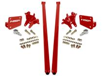 Traction Bars For 2011-2017 Ford Powerstroke 6.7L F250 F350 SRW (CCLB)-Flag Red HSP Diesel