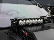 S8 10 Inch Light Bar Hood Mount Kit Polaris 2025 RZR ProR; ProS; ProXP, Clear Baja Designs