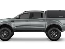 Ranger Truck Bed SmartCapEVOa  Adventure Matte Black 2024 Ford Ranger Crew Cab 5 Foot Short Bed SmartCap