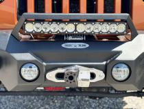Big Sky Aluminum Mid Front Bumper With Winch Plate Wrangler JK Rock Slide Engineering
