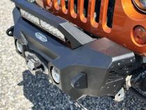 Big Sky Aluminum Stubby Front Bumper With Winch Plate Wrangler JK Rock Slide Engineering