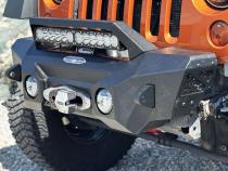 Appalachian Steel Stubby Front Bumper With Winch Plate Wrangler JK Rock Slide Engineering