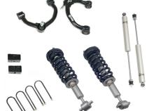 Front 3.5 Inch Lift Struts w/ Rear 3 Inch Blocks, Shocks, and Front Upper Control Arms 2021-Present Ford F-150 Freedom Off-Road
