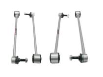Front and Rear Extended Zinc-Nickel Sway Bar End Links for 3.5-6 Inch Lift 07-18 Jeep Wrangler JK Freedom Off-Road