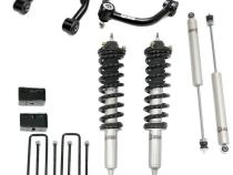 Front 3.5 Inch Lift Struts w/ Rear 3 Inch Blocks, Shocks, and Front Upper Control Arms 2005-2023 Toyota Tacoma Freedom Off-Road