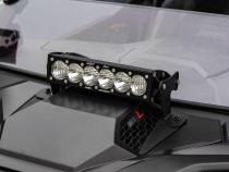 OnX6+ 10 Inch Light Bar Hood Mount Kit Polaris 2025 RZR ProR; ProS; ProXP, Clear Baja Designs