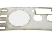 Jeep CJ Gauge Cover 77-86 CJ Polished Silver Kentrol