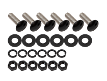 Jeep CJ Rear Body Guard For 55-86 Jeep CJ Black Powder Coated Stainless Kentrol