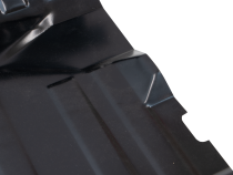 Jeep CJ/YJ Gas Tank Skid Plate W/Strap for 76-90 CJ/Wrangler YJ Black Stainless Kentrol