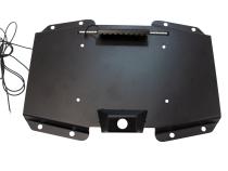 Jeep JL Backside License Plate Mount Black 2018-Present Wrangler JL Kentrol